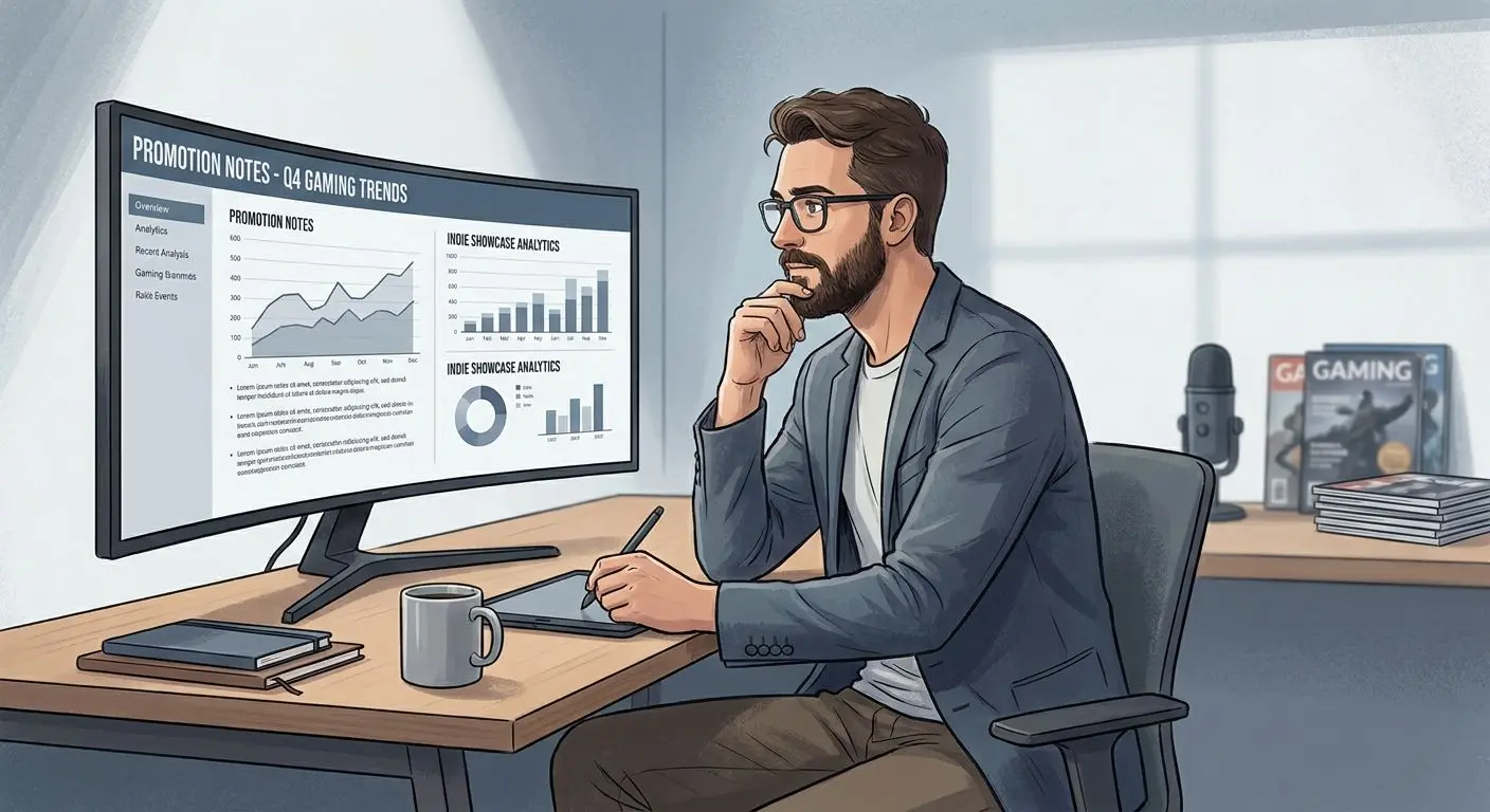 Neutrale Autorenillustration eines Analysten im iGaming-Kontext