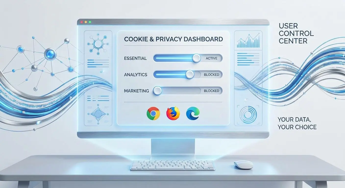 Visualisierung von Cookie-Einstellungen und Nutzerkontrolle